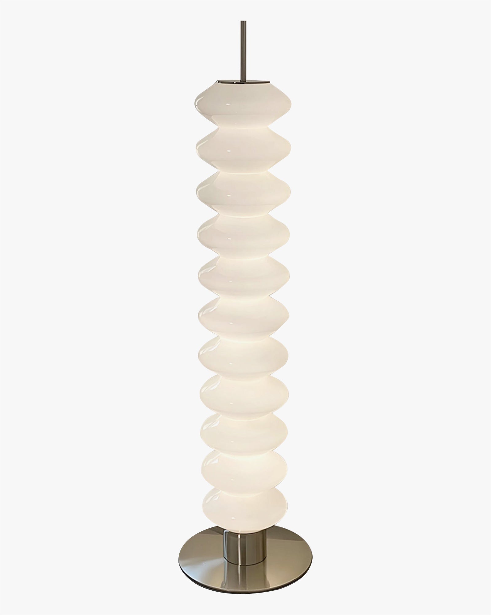 Lampadaire Colonne Boules de Verre