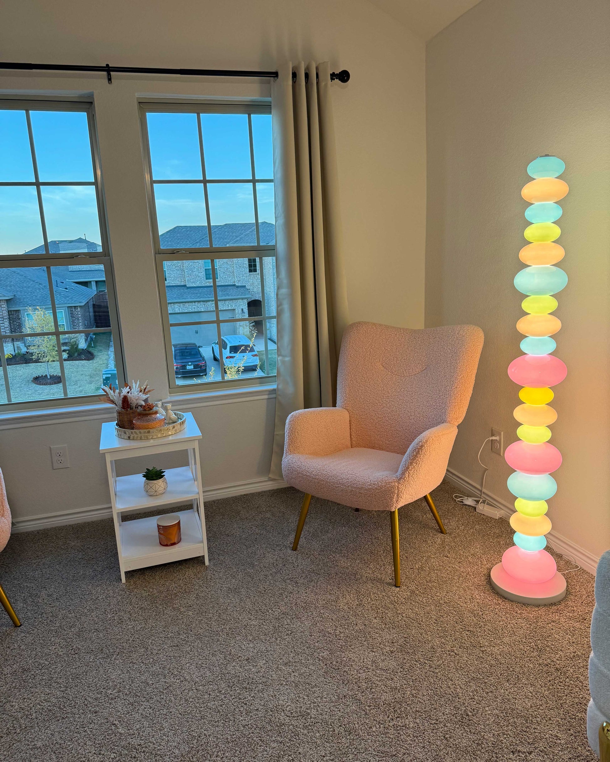 Lampadaire Colonne "Prisme Gourmand"