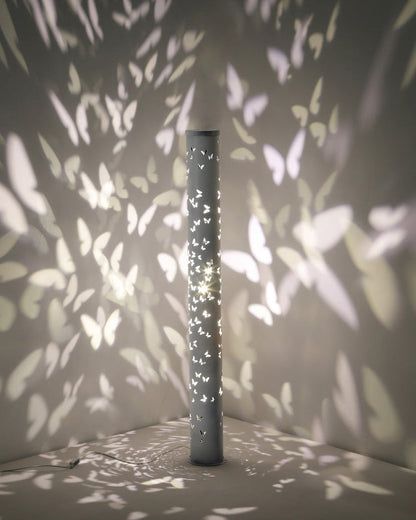Lampadaire Cylindrique Ambiance Papillons