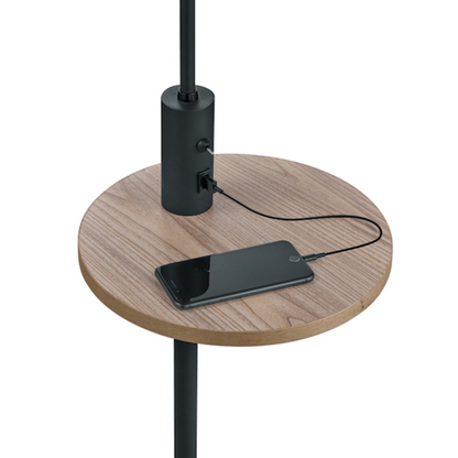 Lampadaire Design Interieur avec Table d'Appoint