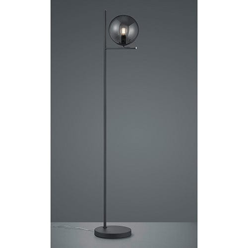 Lampadaire Design Noir En Verre