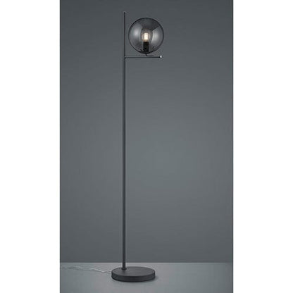 Lampadaire Design Noir En Verre