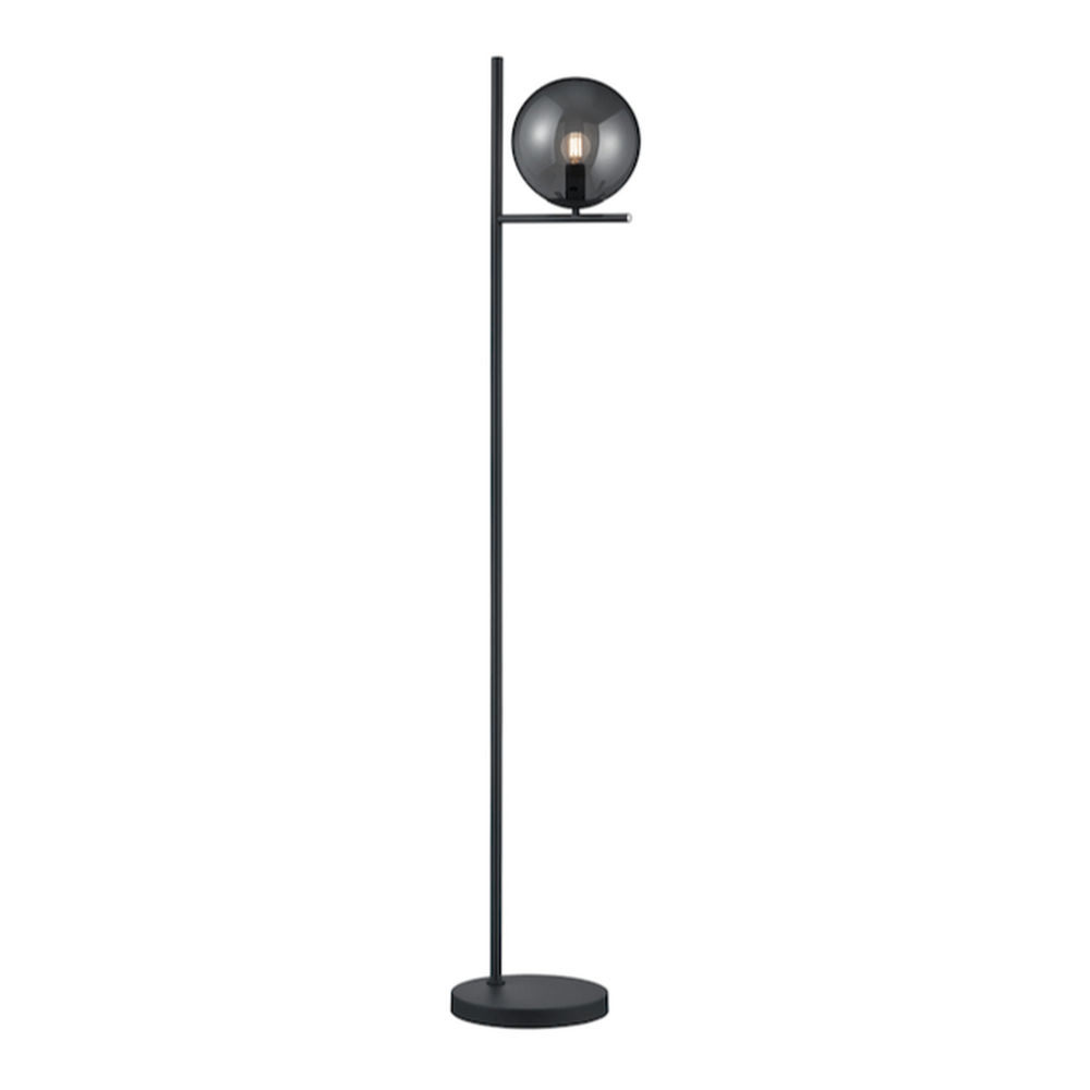 Lampadaire Design Noir En Verre