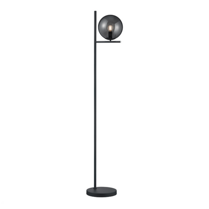 Lampadaire Design Noir En Verre