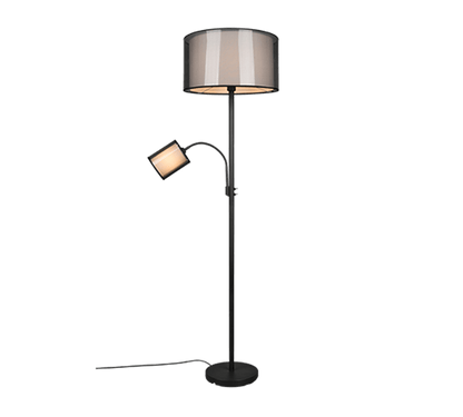 Lampadaire Design Noir Sur Pied