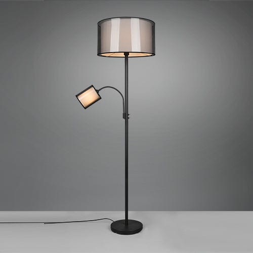 Lampadaire Design Noir Sur Pied