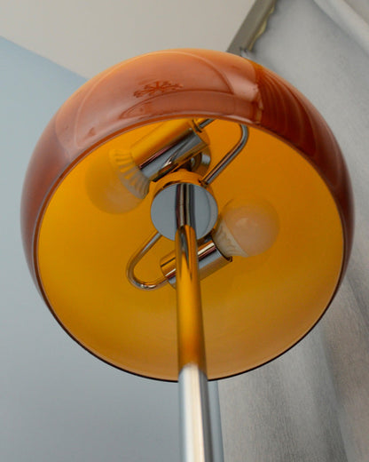 Lampadaire Dôme en Verre Style Bauhaus