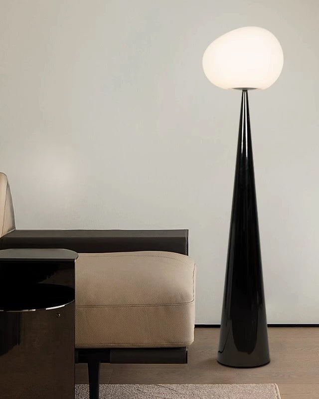Lampadaire Éclipse Blanche