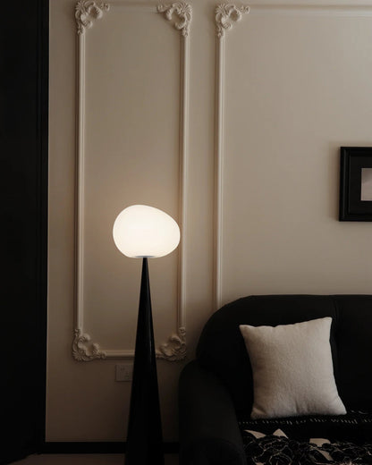 Lampadaire Éclipse Blanche