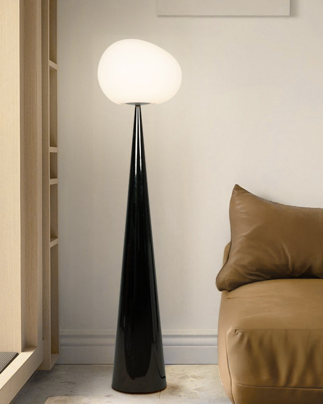 Lampadaire Éclipse Blanche