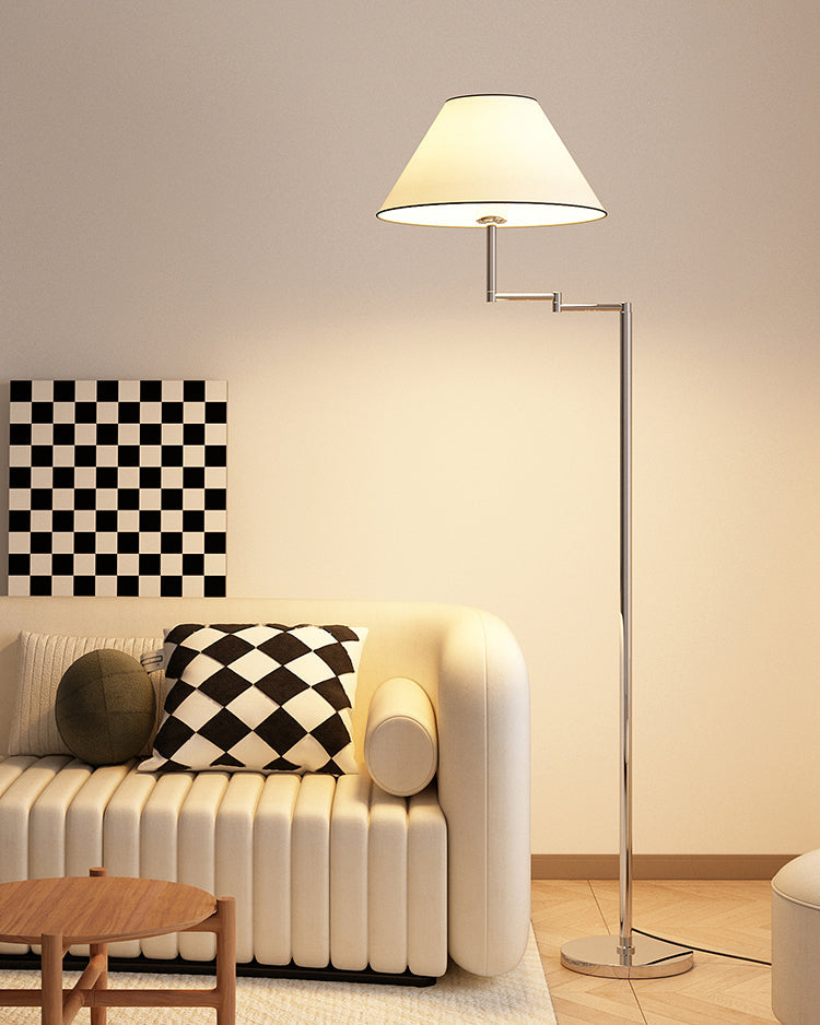 Lampadaire Éclipse Chromée