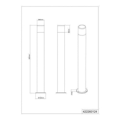 Lampadaire Exterieur Marron