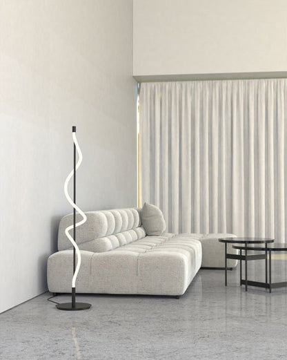 Lampadaire Fin Cylindrique LED