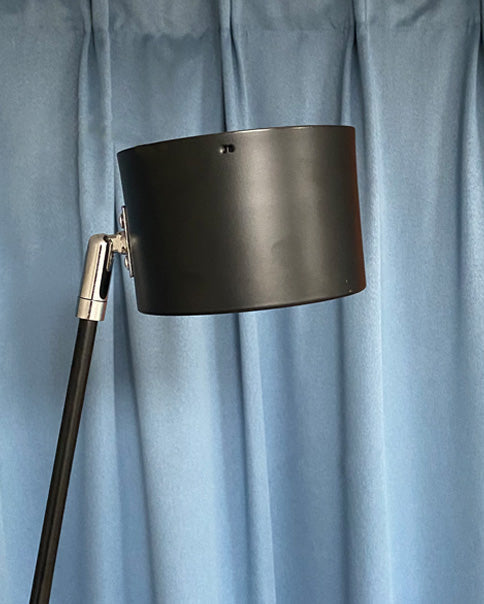 Lampadaire Fin Réglable Noir