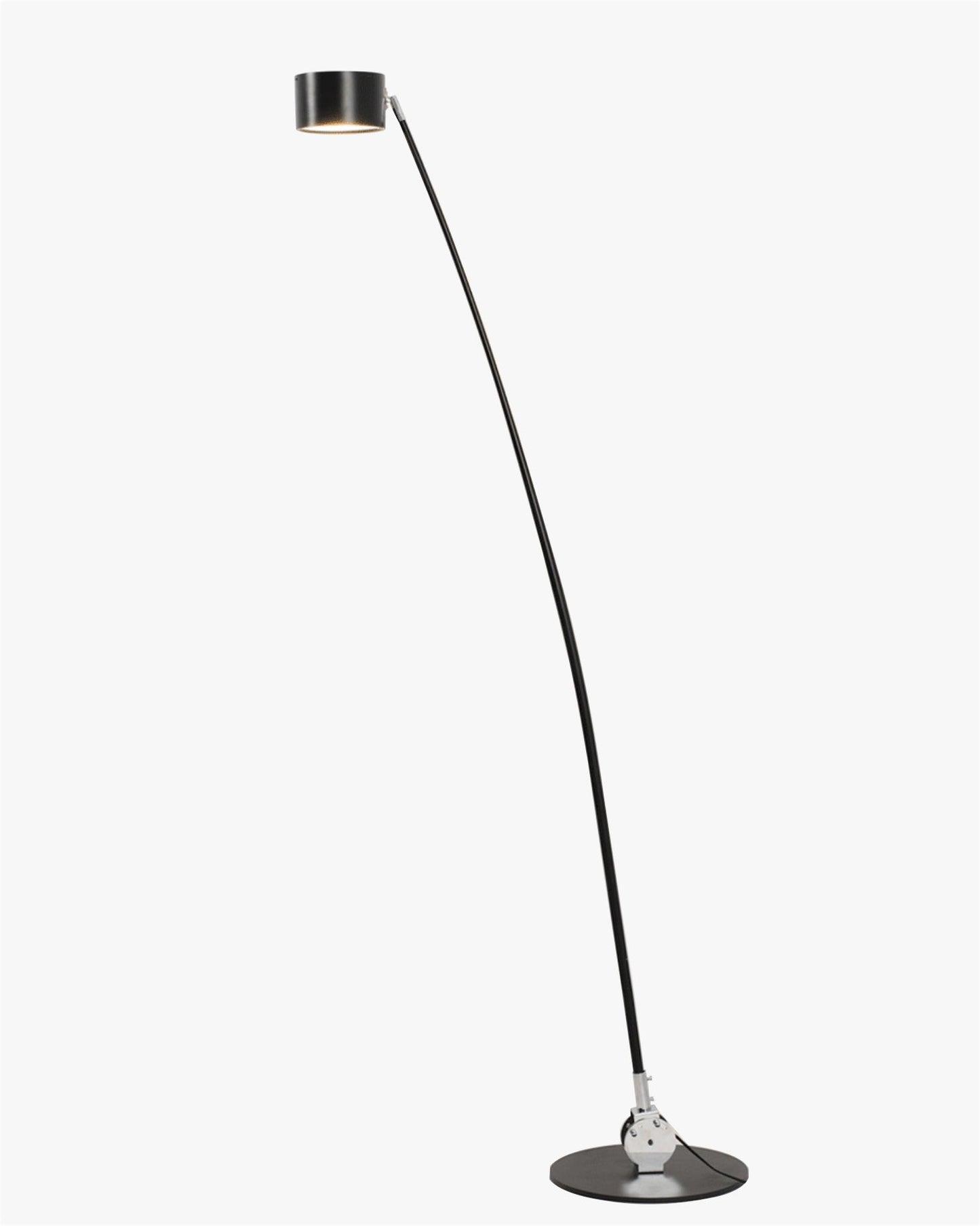 Lampadaire Fin Réglable Noir