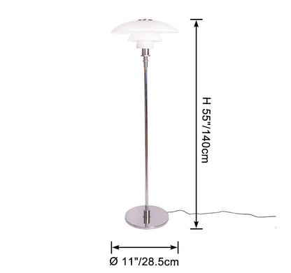 Lampadaire Fjord Chromé