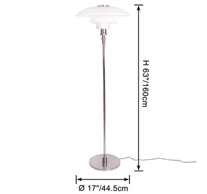 Lampadaire Fjord Chromé