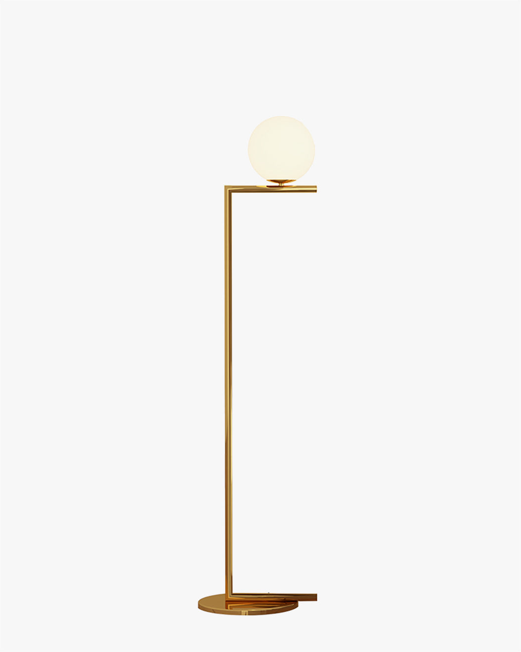 Lampadaire Globe en Verre