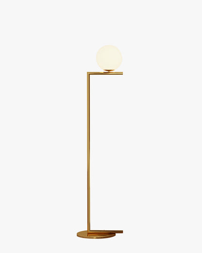 Lampadaire Globe en Verre