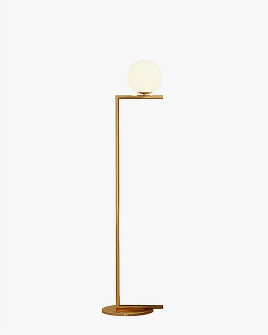 Lampadaire Globe en Verre