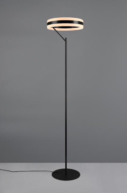 Lampadaire LED noir minimaliste - Dimmable