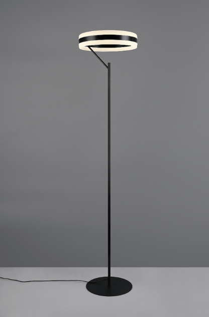 Lampadaire LED noir minimaliste - Dimmable