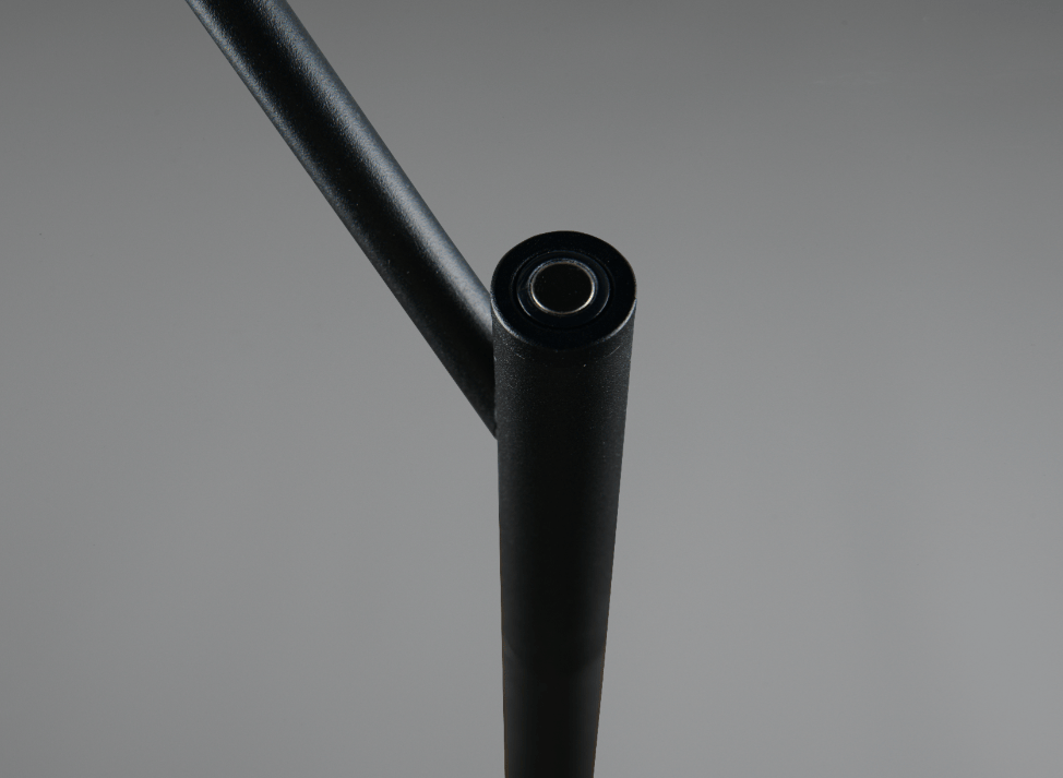 Lampadaire LED noir minimaliste - Dimmable