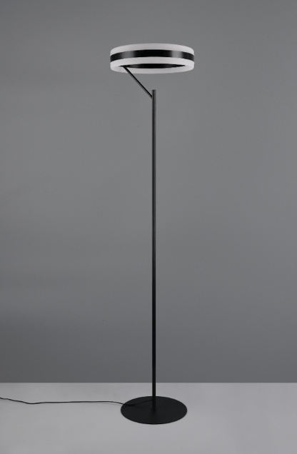 Lampadaire LED noir minimaliste - Dimmable