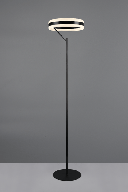 Lampadaire LED noir minimaliste - Dimmable