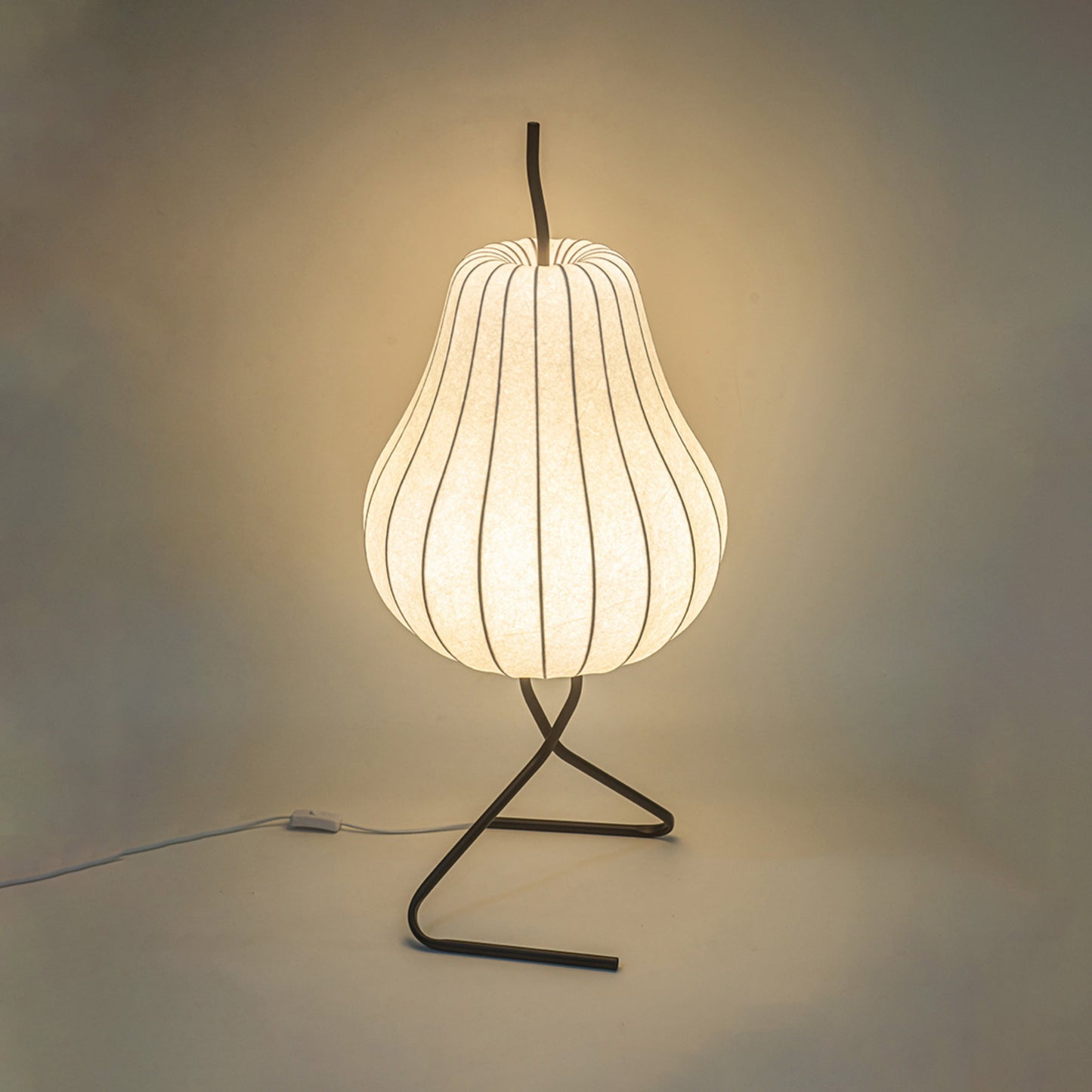 Lampadaire Lanterne Poire en Soie