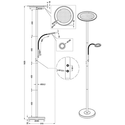 Lampadaire Moderne Pour Salon