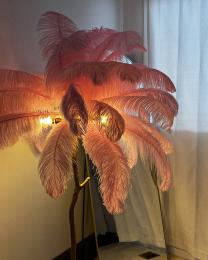 Lampadaire "Oasis de Plumes"