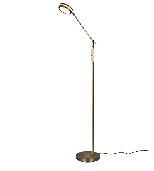 Lampadaire Orientable Doré