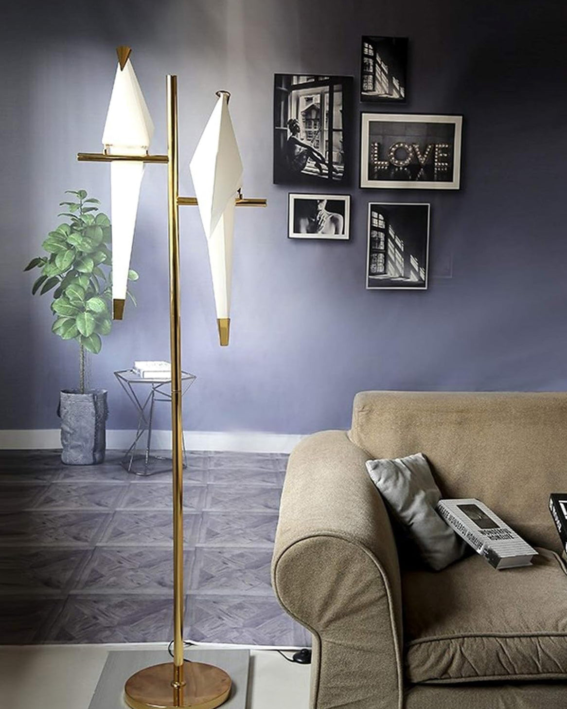Lampadaire Origami Aviaire