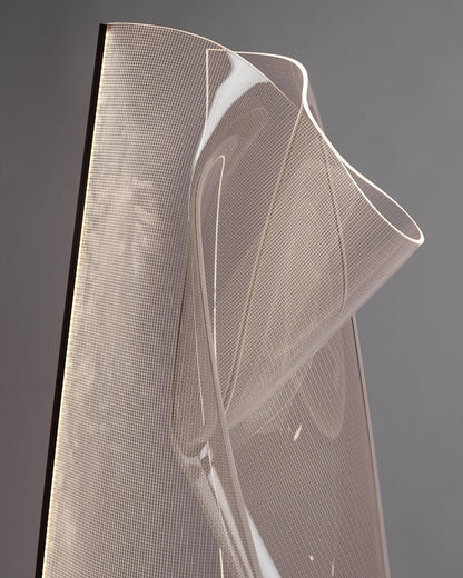 Lampadaire Sculptural Acrylique