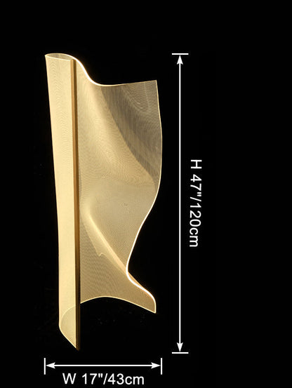 Lampadaire Sculptural Acrylique