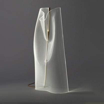 Lampadaire Sculptural Acrylique