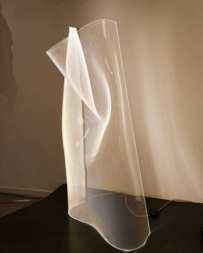 Lampadaire Sculptural Acrylique