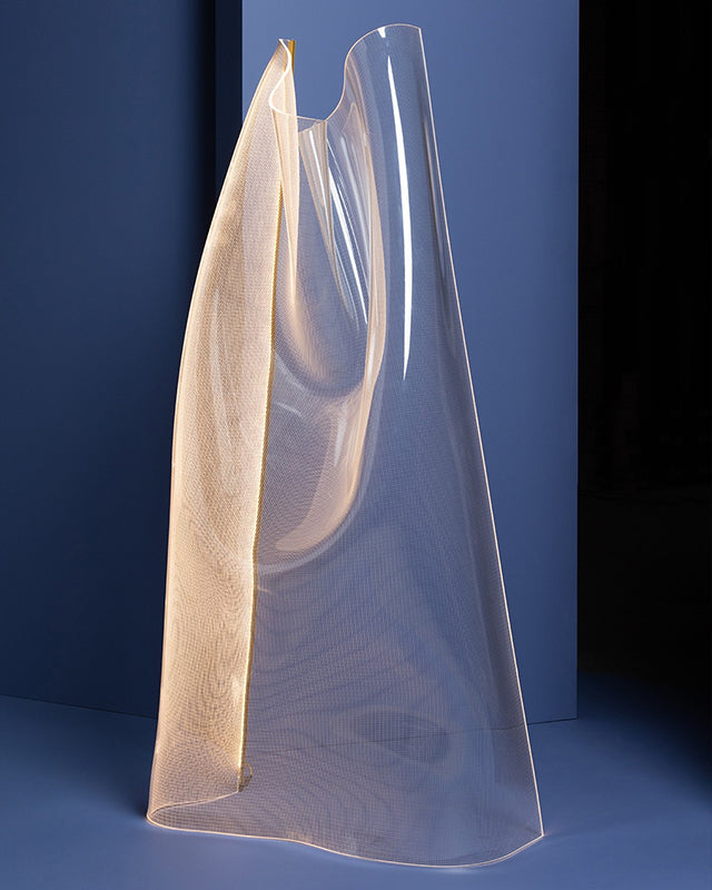 Lampadaire Sculptural Acrylique