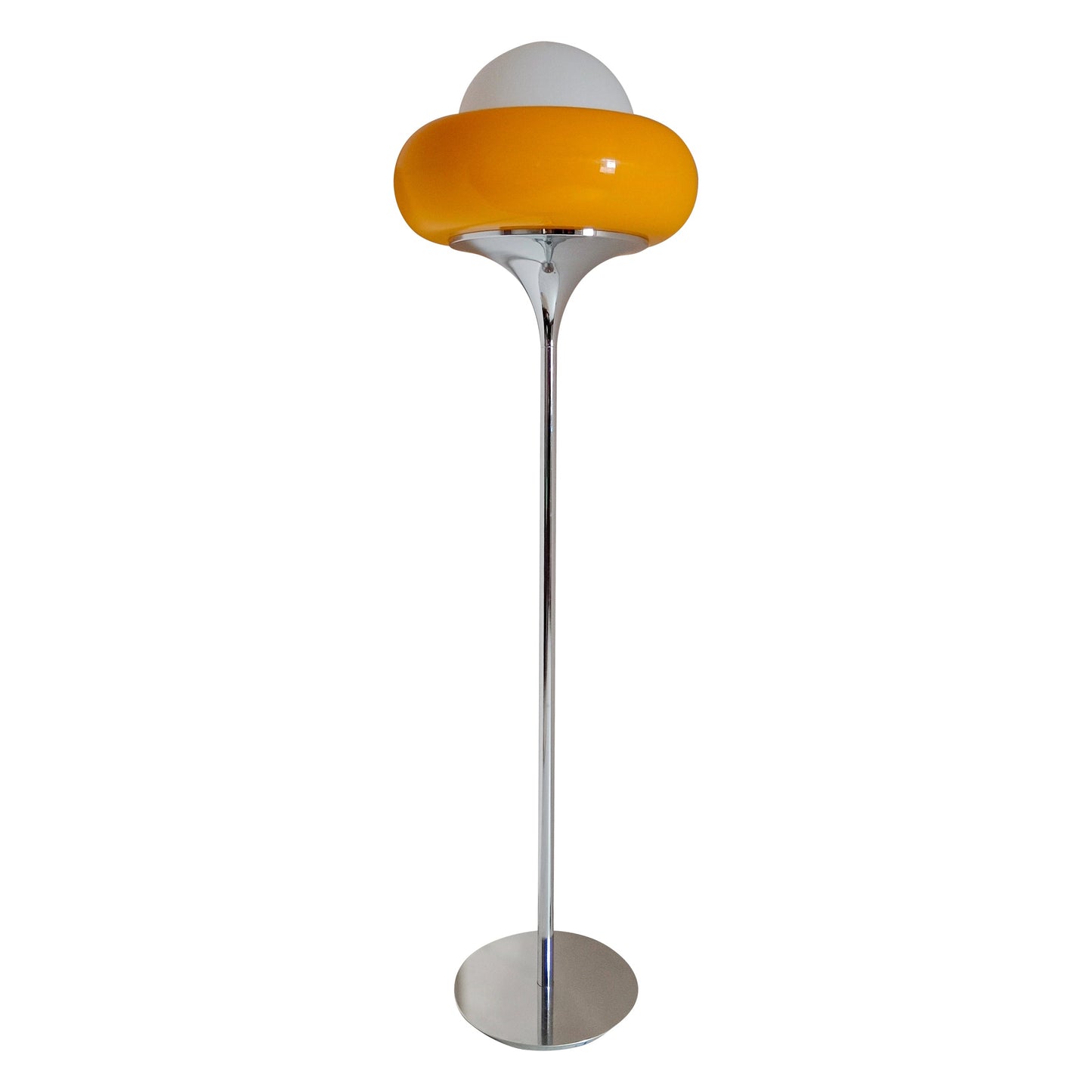 Lampadaire Torchiere Orange