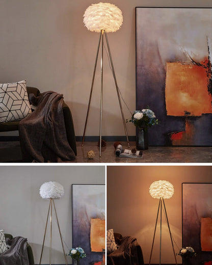 Lampadaire Trépied "Feather"