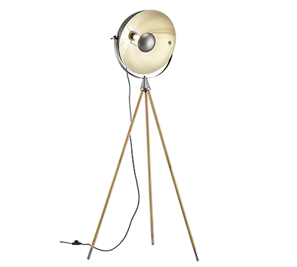 Lampadaire Trepied Industriel