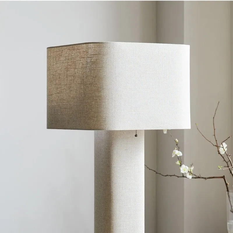 Lampadaire Wasi Sabi Blanc Crème Scandinave