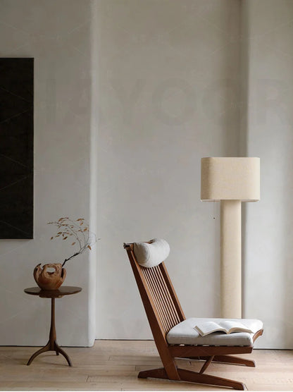 Lampadaire Wasi Sabi Blanc Crème Scandinave