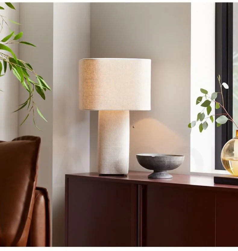 Lampadaire Wasi Sabi Blanc Crème Scandinave