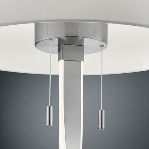 Lampadaire de Salon Led Blanc et Chrome