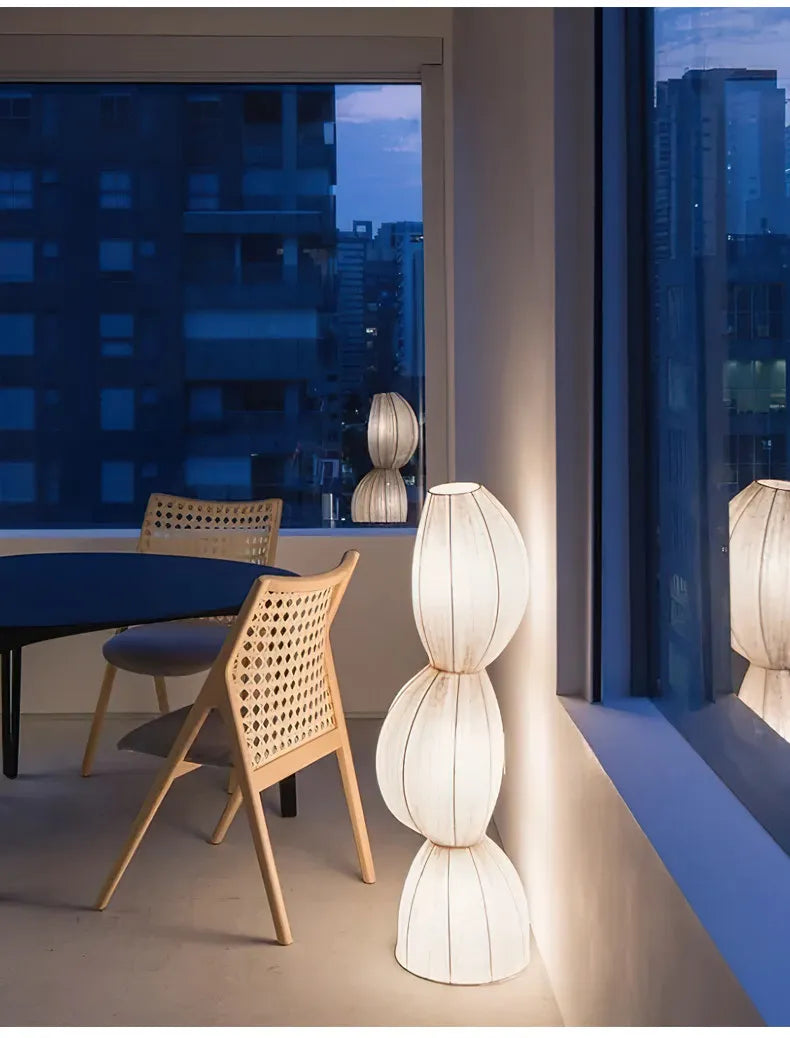 Lampadaire nordique en soie - SILKY