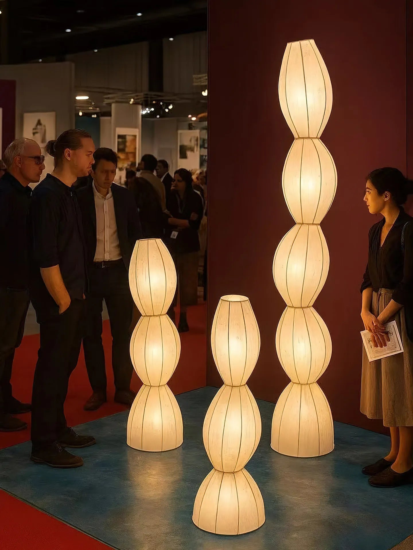 Lampadaire nordique en soie - SILKY