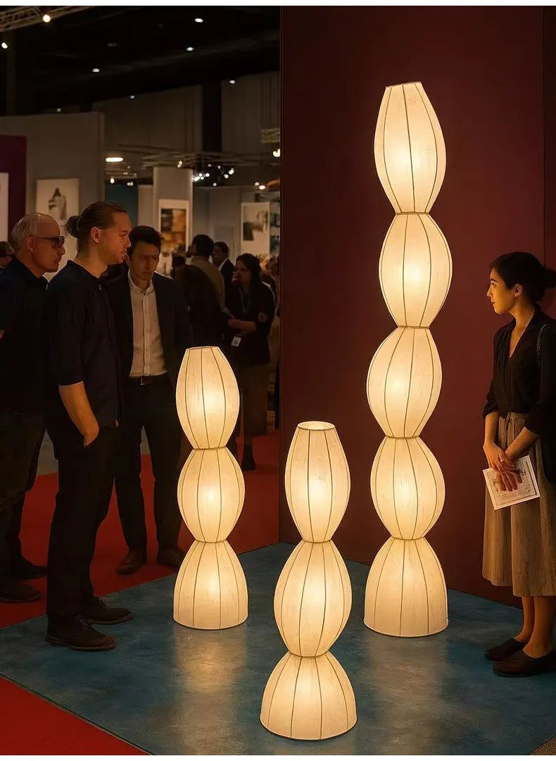 Lampadaire nordique en soie - SILKY