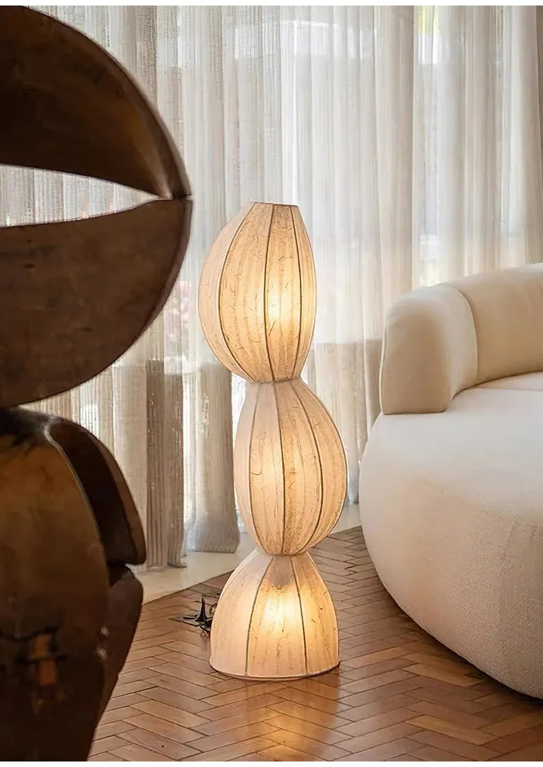 Lampadaire nordique en soie - SILKY